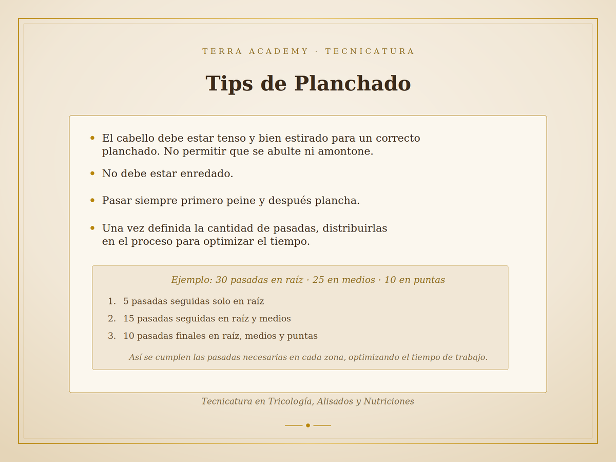 Formación en Alisados y Nutriciones con Tricología Aplicada - programa con certificación
